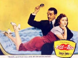 1945 USA Kiss and Tell Lobby poster