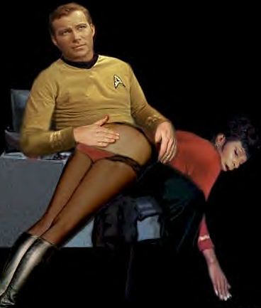 Kirk spanking Uhura